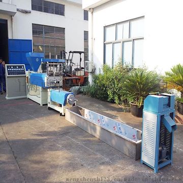 盟申135型废旧塑料回收造粒机 聚乙烯塑料造粒机